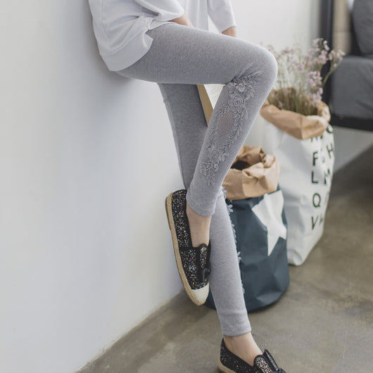 Leggins de Algodón con Encaje para Mujer Tallas XS a 7XL - Image 12