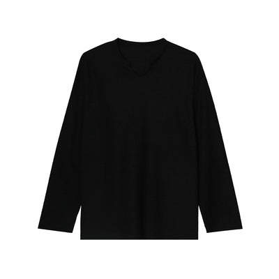 Camiseta Manga Larga Hombre Color Sólido - Image 10
