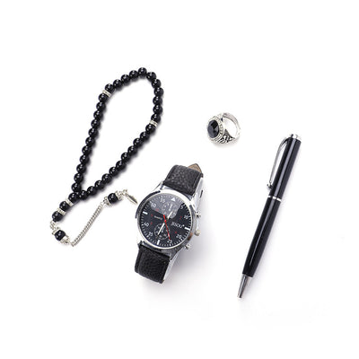 Estuche de Lujo: Reloj de Cuarzo, Anillo, Rosario y Bolígrafo Premium - Image 9