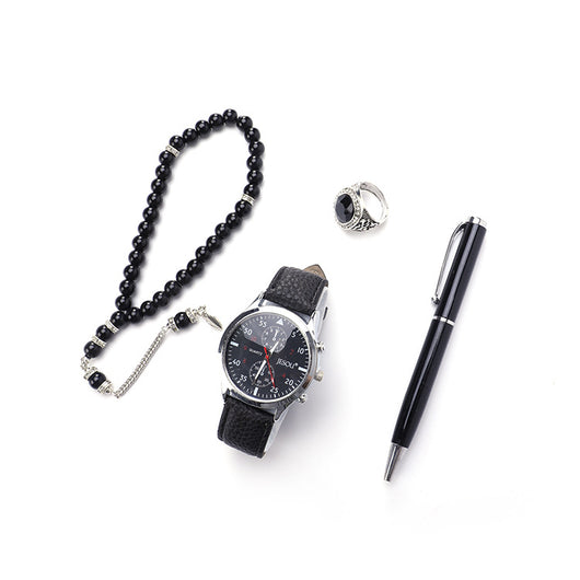 Estuche de Lujo: Reloj de Cuarzo, Anillo, Rosario y Bolígrafo Premium - Image 9
