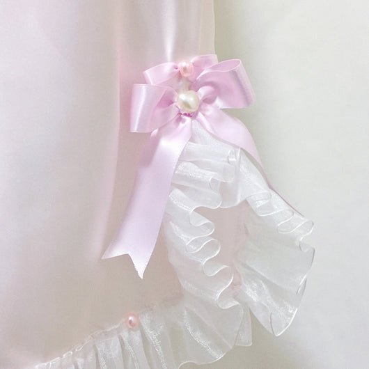 Vestido Niña Encaje con Moño - Diseño Delicado y Cómodo para Dormir - Image 8