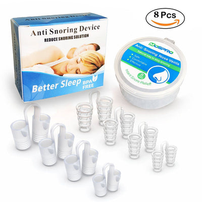 Dilatador Nasal Anti-Ronquidos - Clip Silicona Suave para Respiración Nocturna