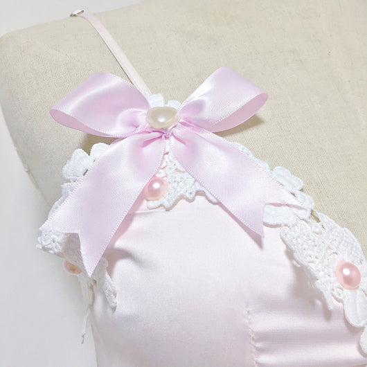 Vestido Niña Encaje con Moño - Diseño Delicado y Cómodo para Dormir - Image 5