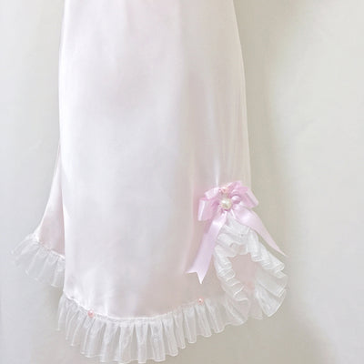 Vestido Niña Encaje con Moño - Diseño Delicado y Cómodo para Dormir - Image 4