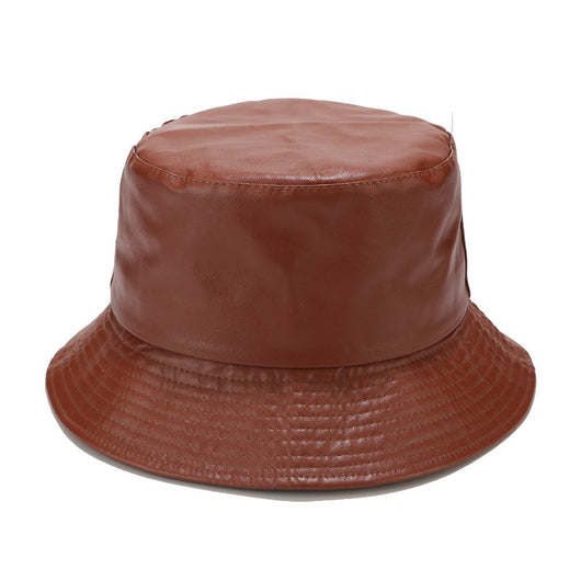 Sombrero Cuenca de Cuero PU para Mujer - Diseño Minimalista y Protección Solar - Image 15