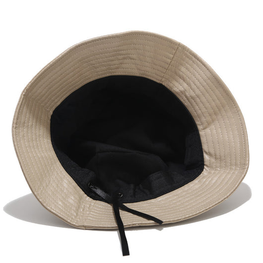 Sombrero Cuenca de Cuero PU para Mujer - Diseño Minimalista y Protección Solar - Image 8