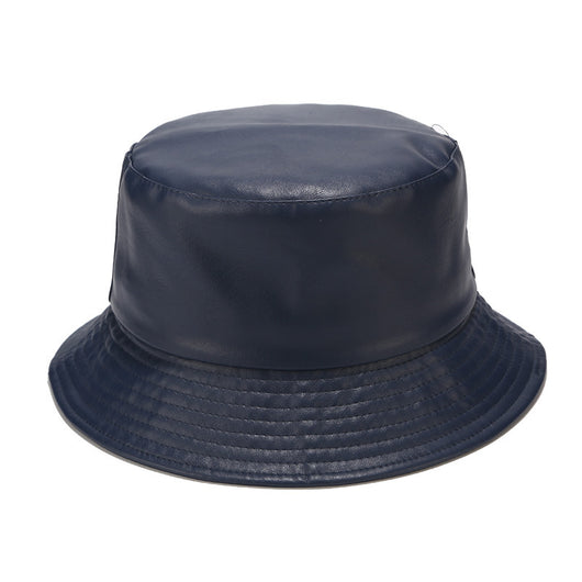 Sombrero Cuenca de Cuero PU para Mujer - Diseño Minimalista y Protección Solar - Image 5