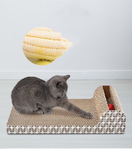 Rascador Circular Vertical para Gatos con Cartón Corrugado