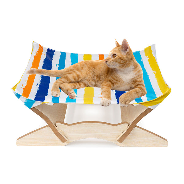 Hamaca Colgante de Madera para Gatos