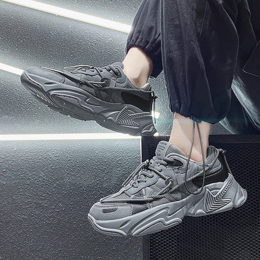 Tenis Chunky para Hombre de Malla Transpirable y Estilo Versátil