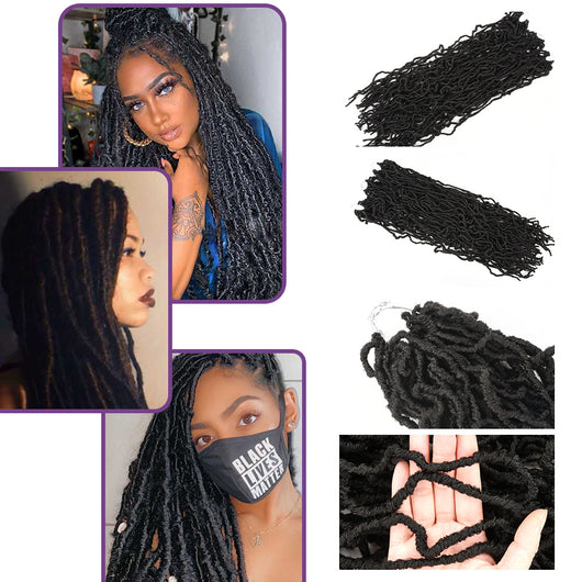 Cabello Crochet Trenzado Irregular Dirty Braid - Image 12