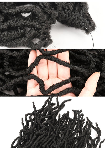 Cabello Crochet Trenzado Irregular Dirty Braid - Image 15