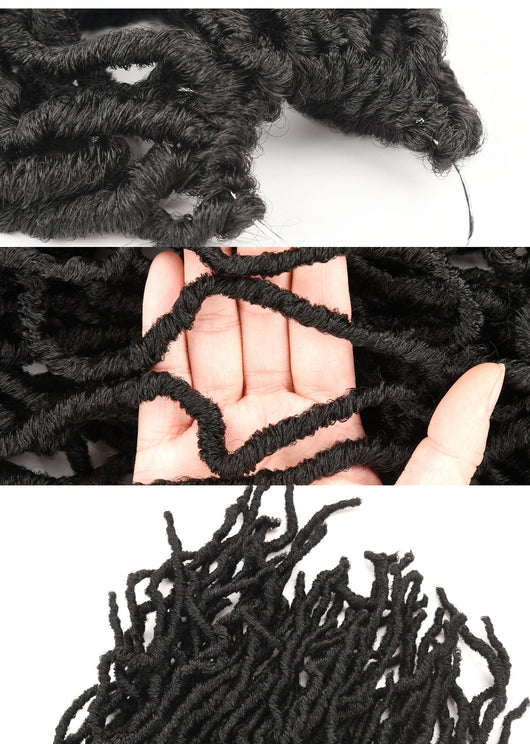 Cabello Crochet Trenzado Irregular Dirty Braid - Image 4