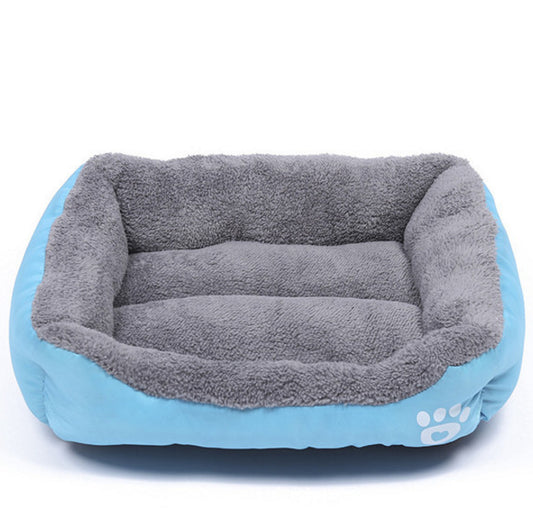 Cama Ortopédica para Perros Cuatro Estaciones - Colchoneta Acolchada Multicolor