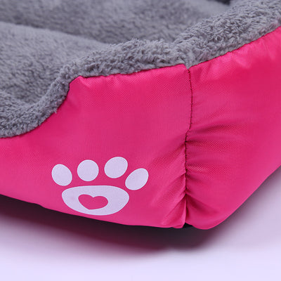 Cama Ortopédica para Perros Cuatro Estaciones - Colchoneta Acolchada Multicolor - Image 4