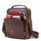 Bolsa Mensajero de Cuero Crazy Horse Vintage Multifuncional para Hombre