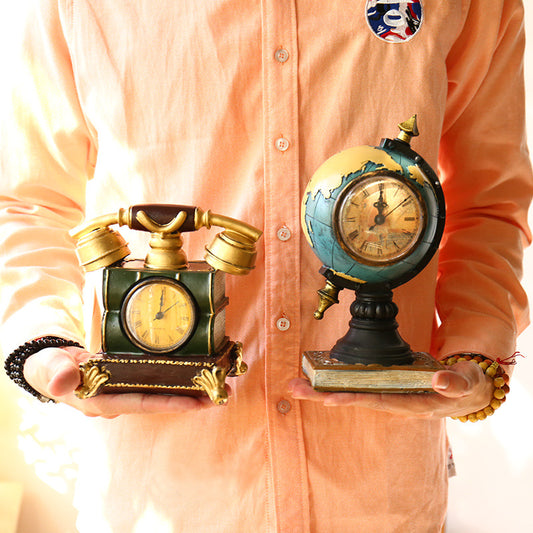 Reloj de Mesa Retro Péndulo - Decoración Vintage Elegante