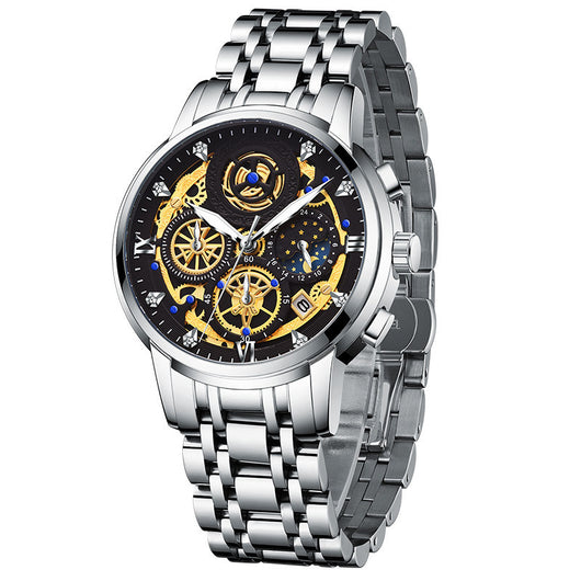 Reloj de Lujo para Hombre Acero Inoxidable Resistente al Agua - Image 8
