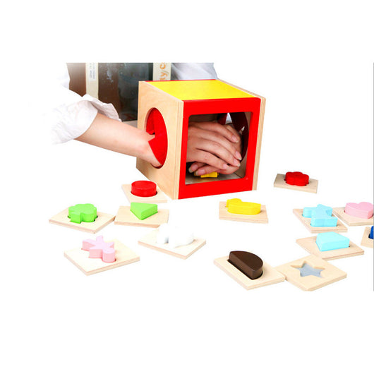 Caja de Entrenamiento Táctil - Puzzle Sensorial para Invidentes - Image 7