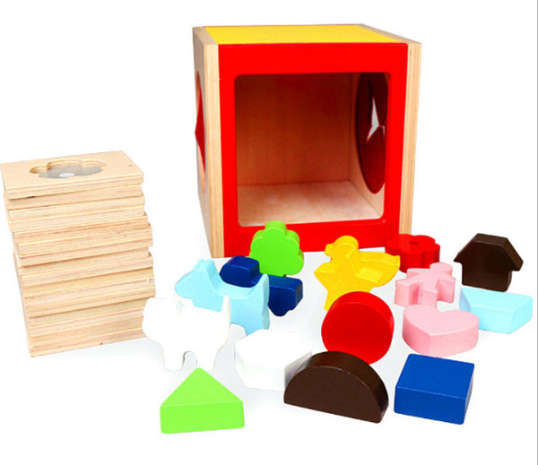 Caja de Entrenamiento Táctil - Puzzle Sensorial para Invidentes