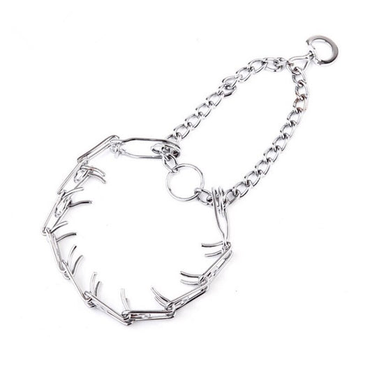 Collar de Entrenamiento Canino con Cadena de Estimulación y Púas