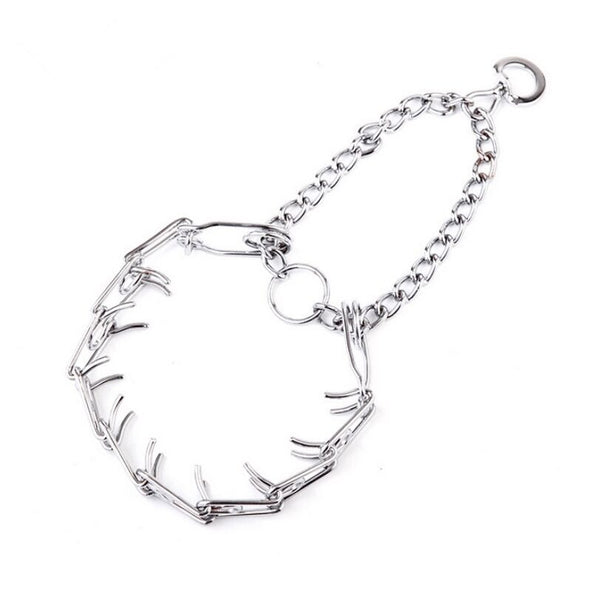 Collar de Entrenamiento Canino con Cadena de Estimulación y Púas