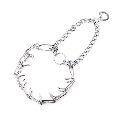 Collar de Entrenamiento Canino con Cadena de Estimulación y Púas