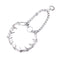Collar de Entrenamiento Canino con Cadena de Estimulación y Púas