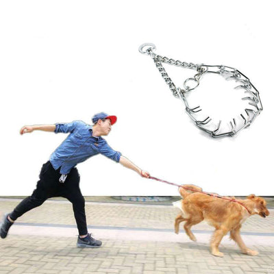 Collar de Entrenamiento Canino con Cadena de Estimulación y Púas - Image 3