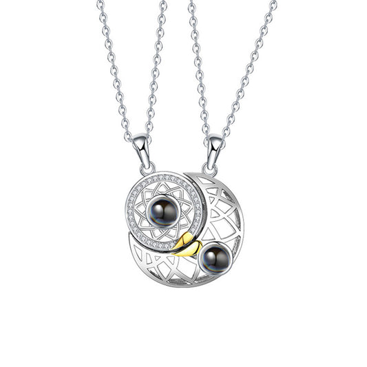 Collar Infinito Te Amo Hasta la Luna y Más Allá