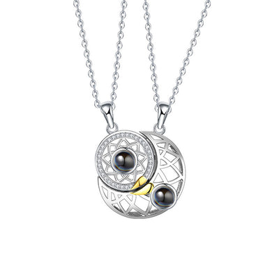 Collar Infinito Te Amo Hasta la Luna y Más Allá