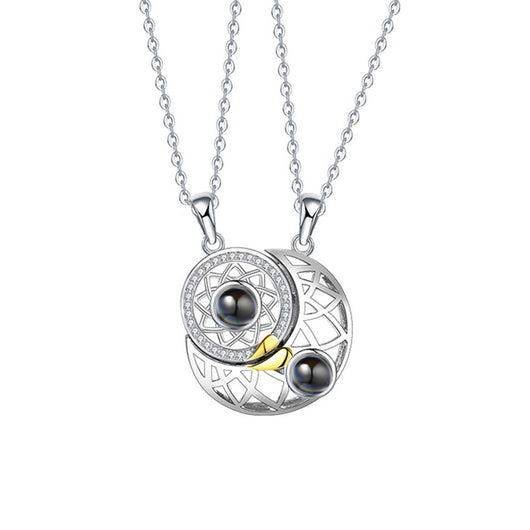 Collar Infinito Te Amo Hasta la Luna y Más Allá