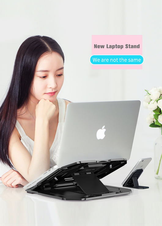 Soporte Elevable para Laptop con Disipación de Calor y Diseño Plegable - Image 14