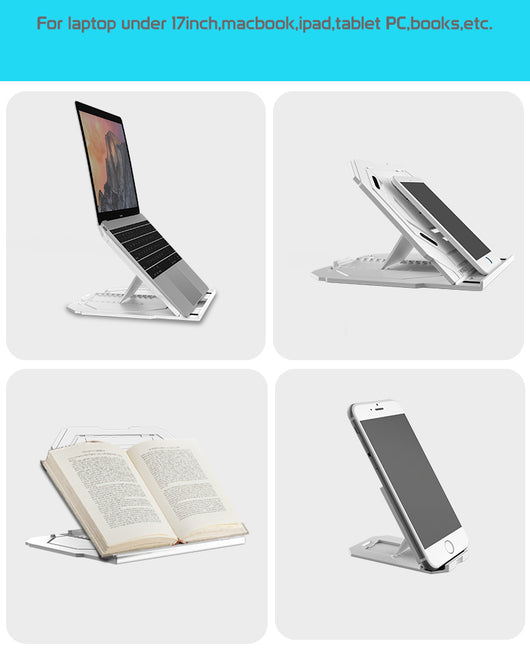 Soporte Elevable para Laptop con Disipación de Calor y Diseño Plegable - Image 6
