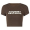 Camiseta Slim Fit Cuello Redondo con Estampado de Letras