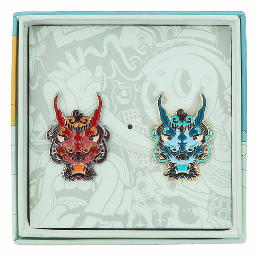Broche Dragón Esmaltado de Diseño Original - Joya Metálica Creativa - Image 3