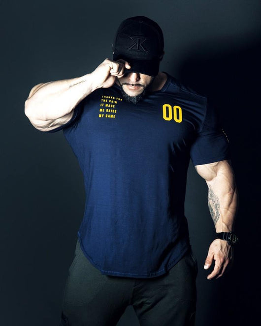 Playera Deportiva Ajustada de Manga Corta para Verano - Image 9