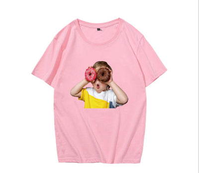 Playera Holgada Donut Boy Prayer de Manga Corta - Image 7