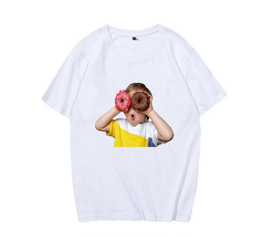 Playera Holgada Donut Boy Prayer de Manga Corta - Image 10