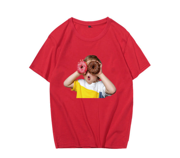 Playera Holgada Donut Boy Prayer de Manga Corta