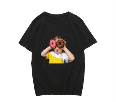 Playera Holgada Donut Boy Prayer de Manga Corta - Image 3