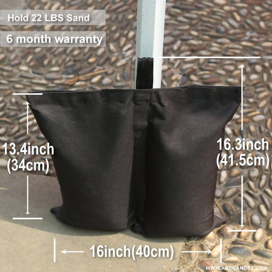 Sacos de Arena Fijos para Carpa - Anclaje Seguro