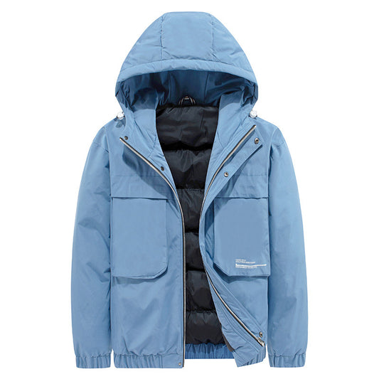 Sudadera Oversized con Cuello Alto y Bolsillos en Relieve - Talla Grande - Image 2