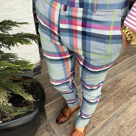 Pantalones Cuadros Hombre Streetwear Hip Hop - Image 10