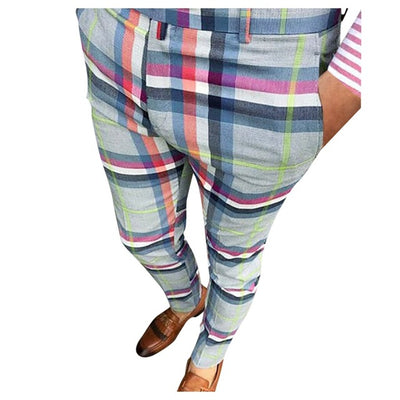 Pantalones Cuadros Hombre Streetwear Hip Hop - Image 9