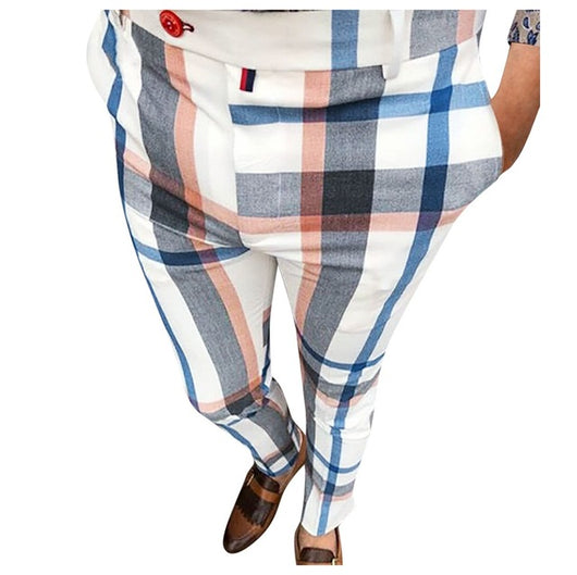 Pantalones Cuadros Hombre Streetwear Hip Hop - Image 4