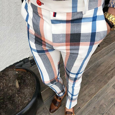 Pantalones Cuadros Hombre Streetwear Hip Hop - Image 3