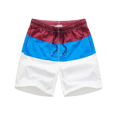 Pantalones Cortos de Playa Clash Color para Hombre - Secado Rápido y Ajuste Holgado - Image 9