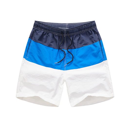Pantalones Cortos de Playa Clash Color para Hombre - Secado Rápido y Ajuste Holgado - Image 3