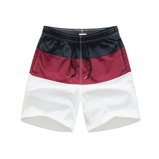 Pantalones Cortos de Playa Clash Color para Hombre - Secado Rápido y Ajuste Holgado - Image 2